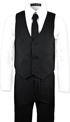 Black n Bianco Boys' Formal Black Suit Set, Size 10 Black n Bianco Boys' Formal Black Suit Set, Size 10